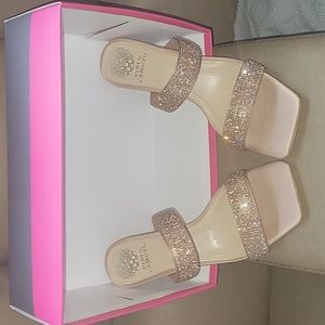 Vince Camuto Rosegold Sandals Size 8
